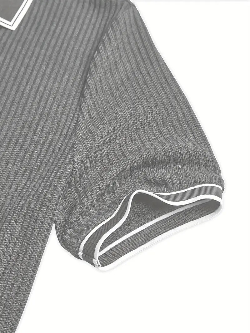 Orestis | Elegant Short Sleeve Polo Shirt