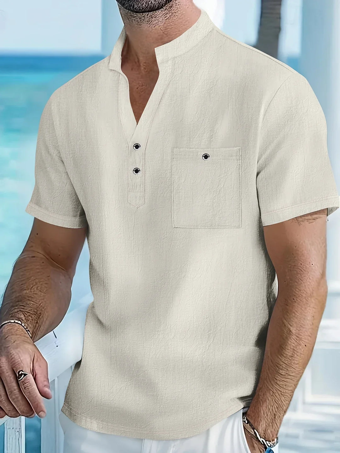 Markos | Casual Short Sleeve Shirt with Buttons