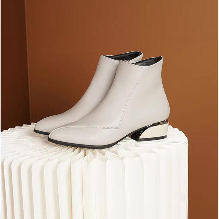 Chloe™| Valencia Leather Ankle Boots