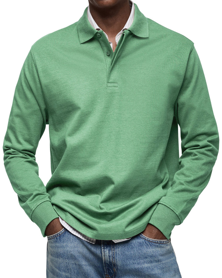 Richard™ | Casual Polo Shirt with Long Sleeves