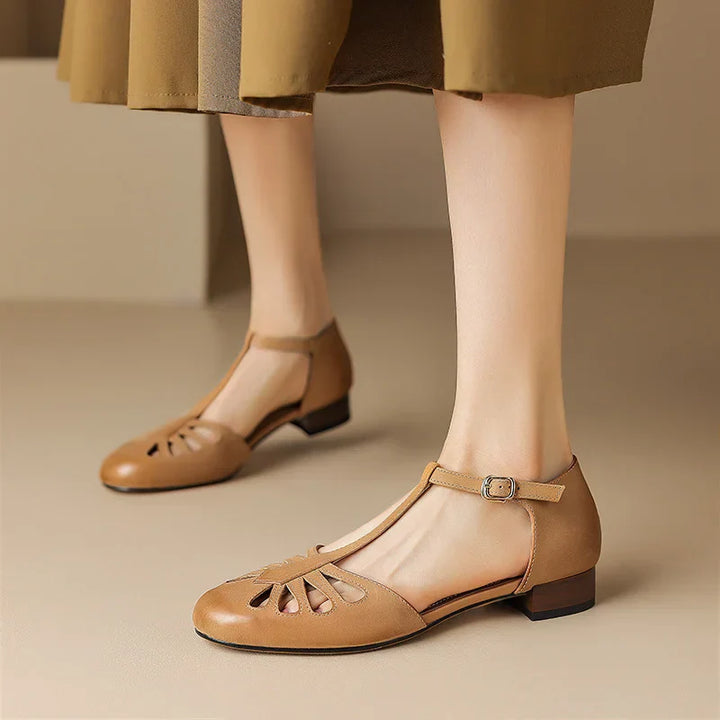 Chloe™| Sacha Elegant T-Strap Sandals