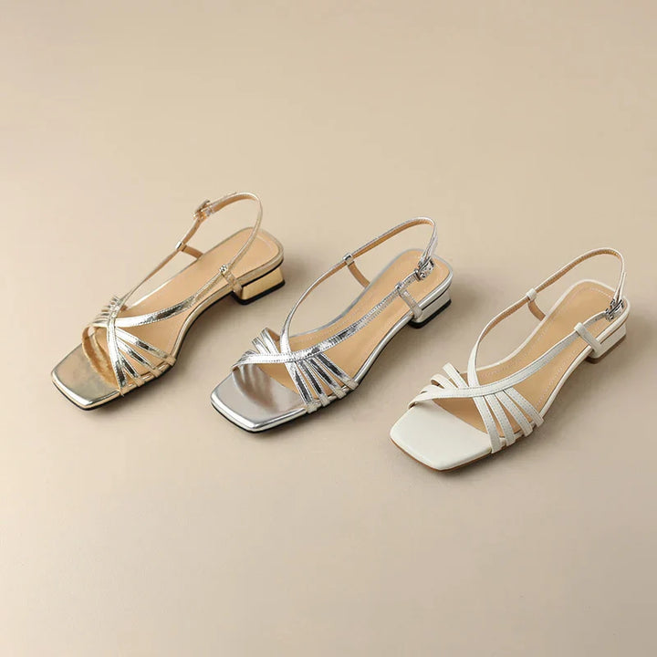 Chloe™| Courtini Elegant Flat Sandals