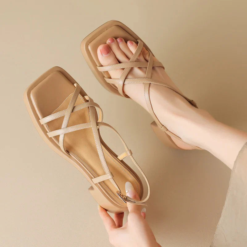 Chloe™| Lakesha Open Toe Heeled Sandals
