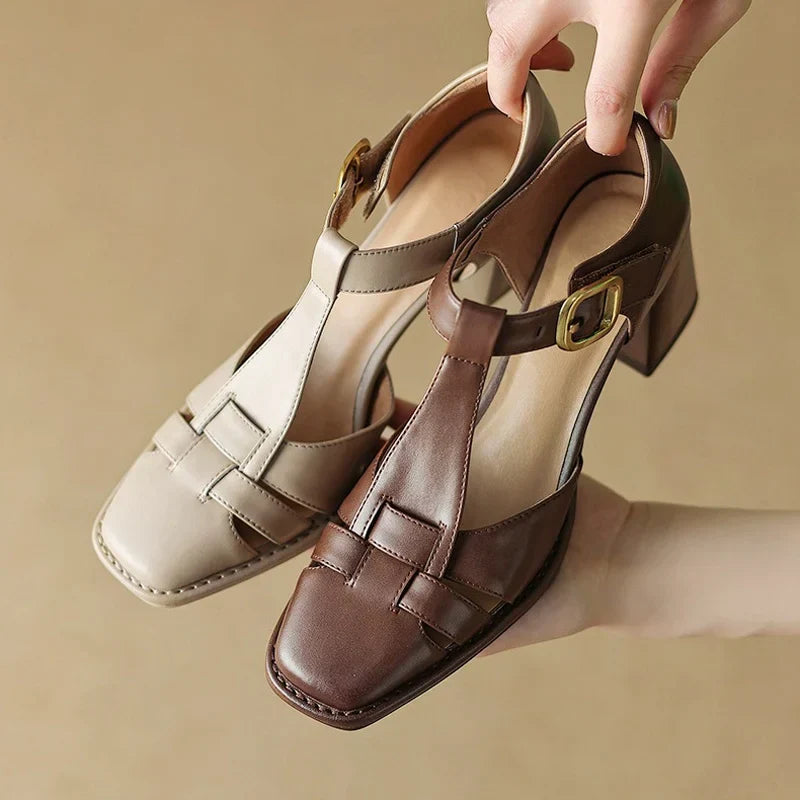 Chloe™| Michela Square Toe Sandals