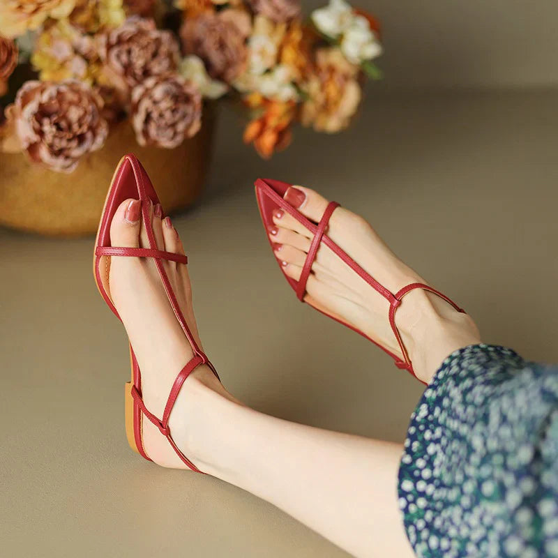 Chloe™| Laney Elegant Flat Sandals
