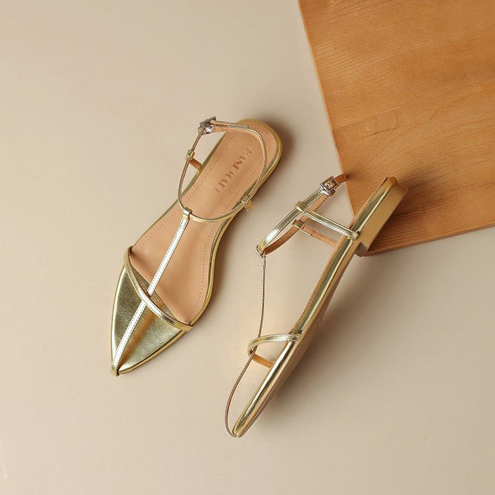 Chloe™| Laney Elegant Flat Sandals