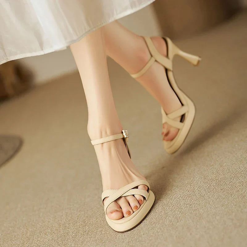 Chloe™| Andy Open Stiletto Heeled Sandals