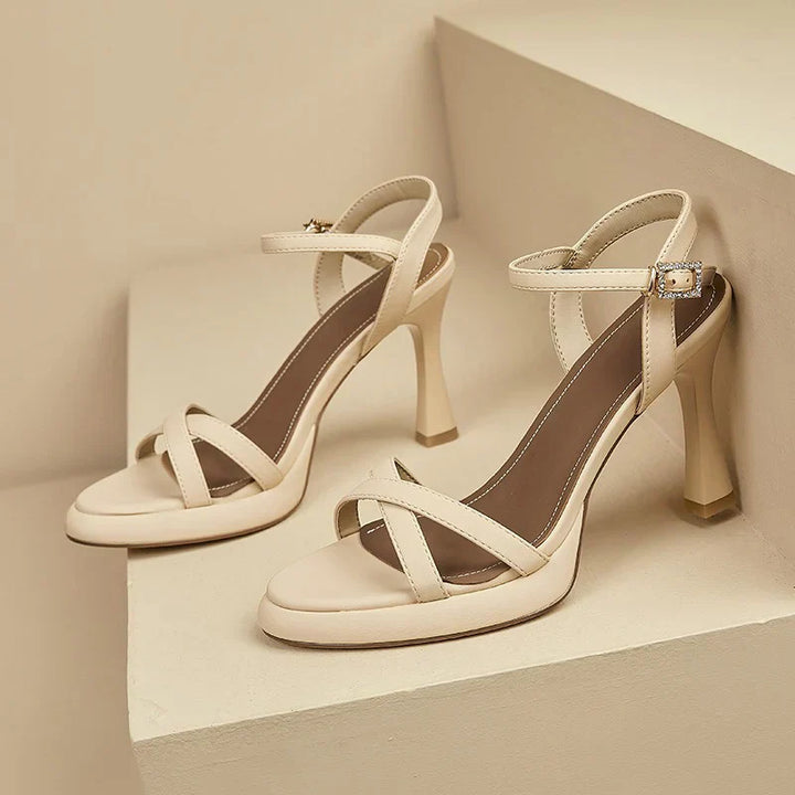 Chloe™| Andy Open Stiletto Heeled Sandals