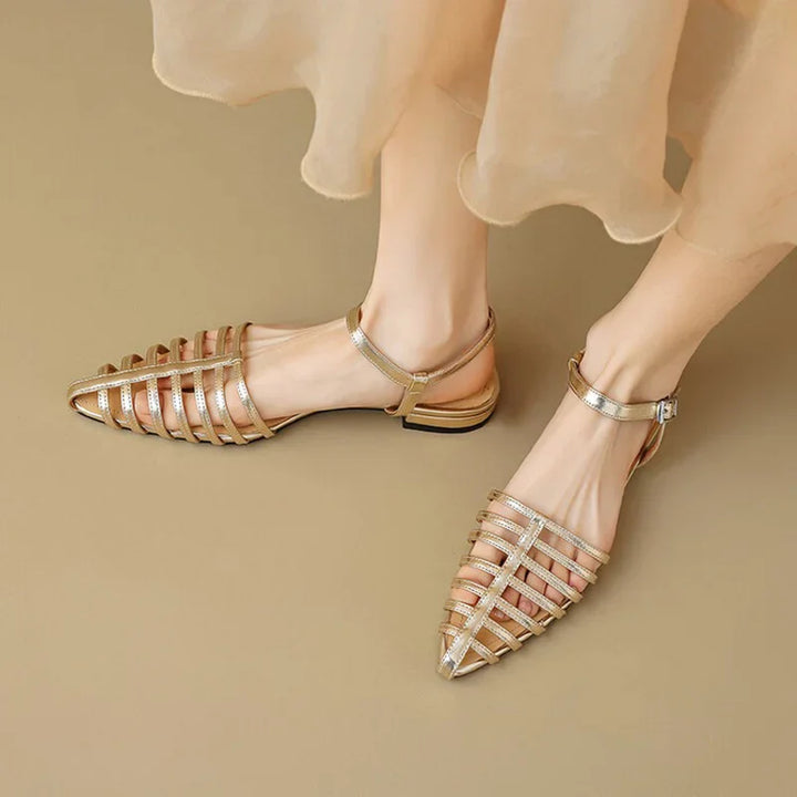 Chloe™| Kiara Elegant Flat Sandals