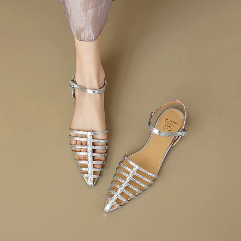 Chloe™| Kiara Elegant Flat Sandals