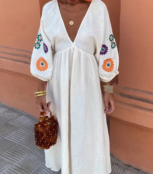 Grace | Easy Bloom Floral Pocket Midi Dress