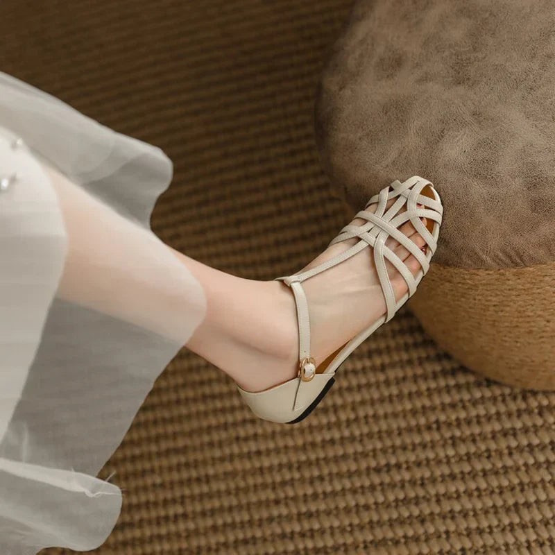 Chloe™| Monroe T-Strap Sandals