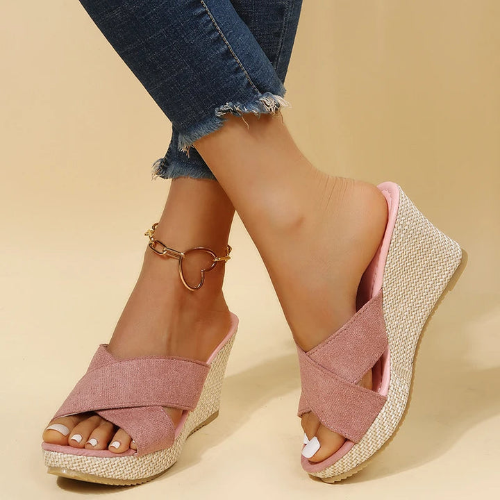 Chloe™| Almina Comfort Wedges Sandals