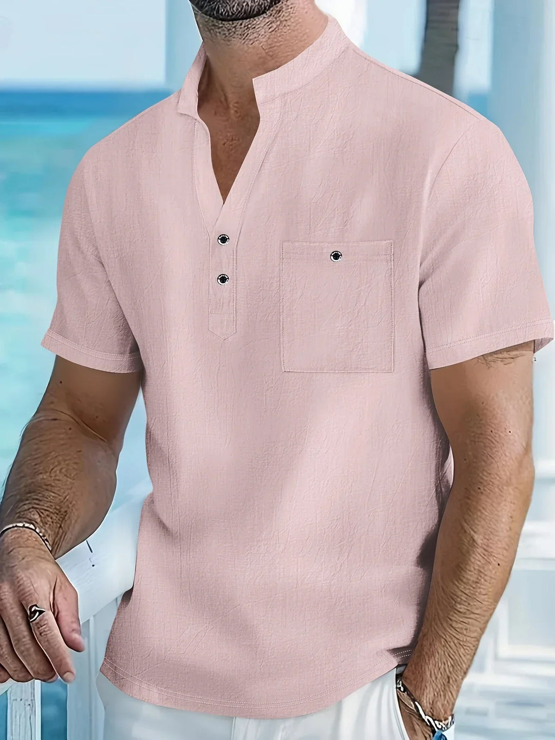Markos | Casual Short Sleeve Shirt with Buttons