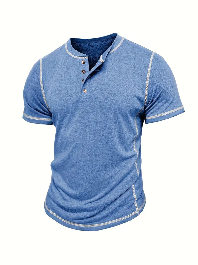 Orazio™ | Short Sleeve T-Shirt with Buttons