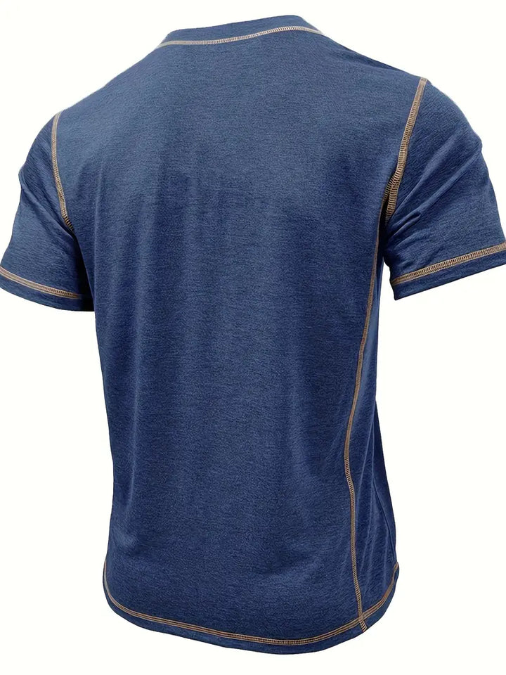 Orazio™ | Short Sleeve T-Shirt with Buttons