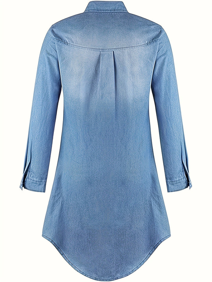 Harper | Relaxed Denim Shirt Dress