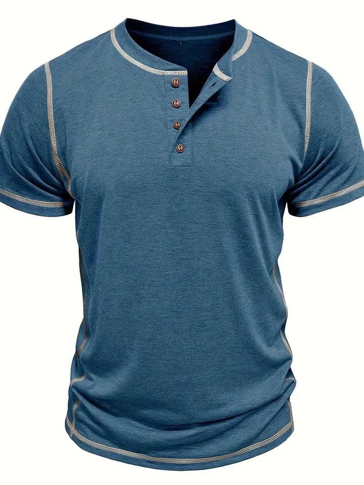 Orazio™ | Short Sleeve T-Shirt with Buttons