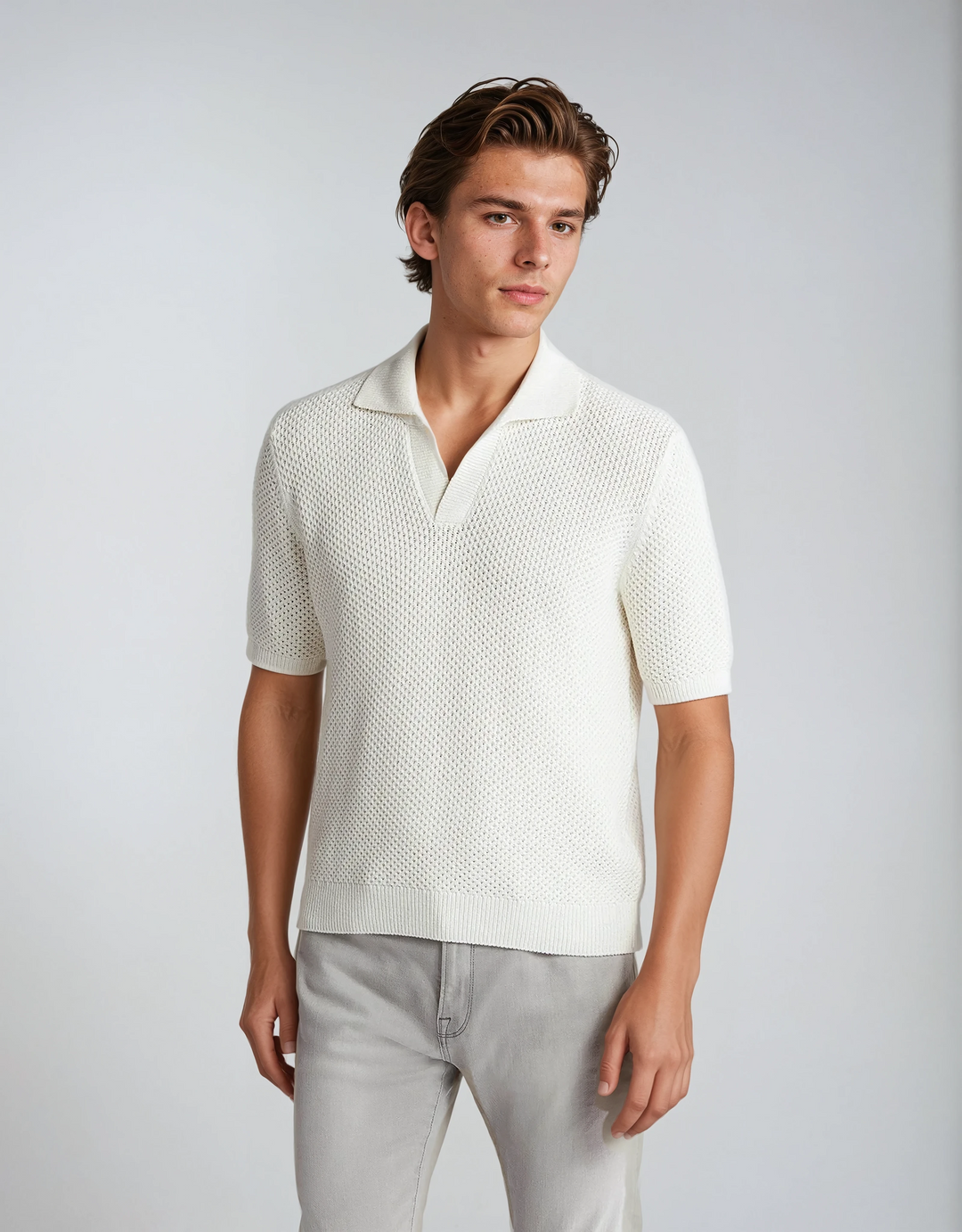 Crochet Polo White