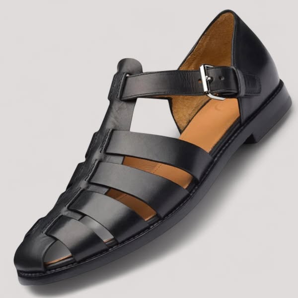 Premium leather sandals for men