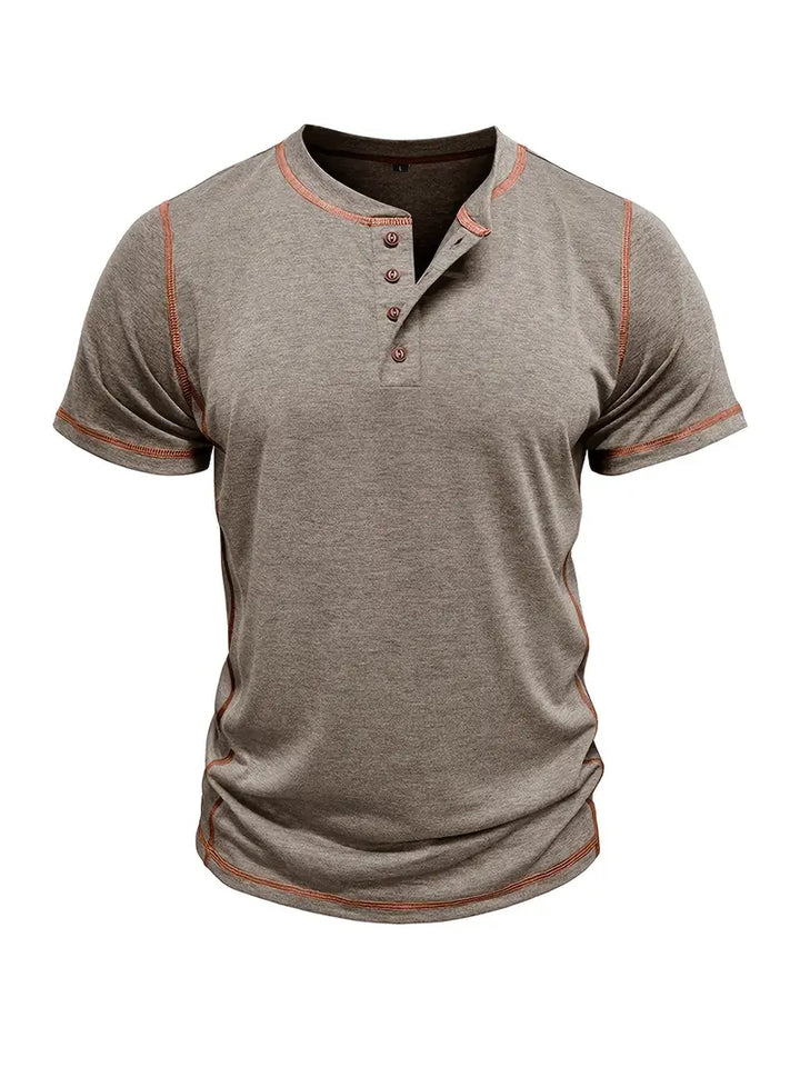 Orazio™ | Short Sleeve T-Shirt with Buttons