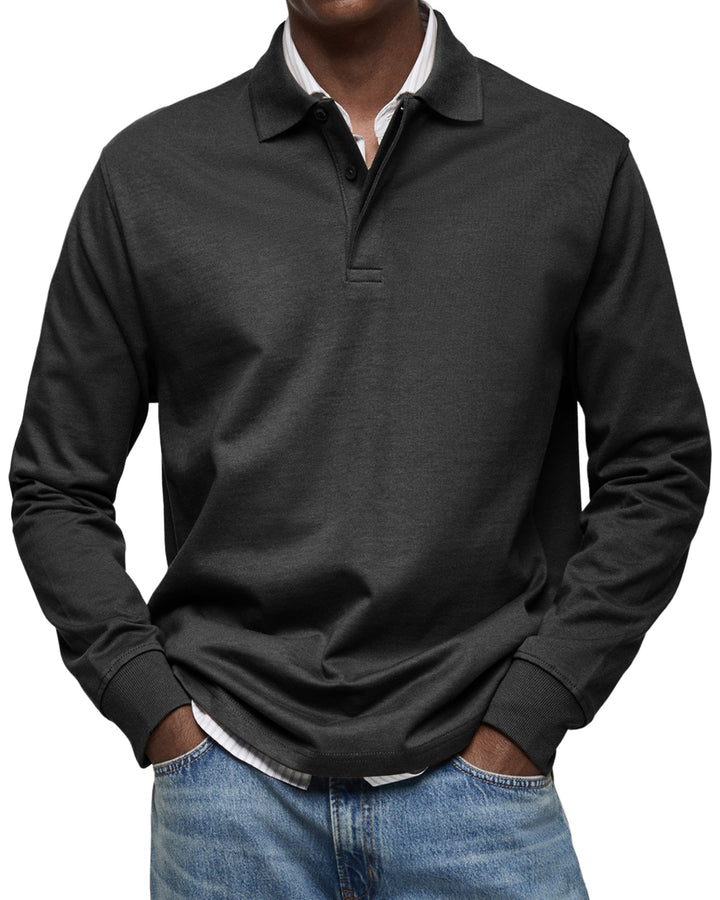 Richard™ | Casual Polo Shirt with Long Sleeves