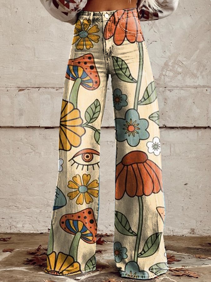 Daisy-Mae | Whimsical Retro Bloom Trousers