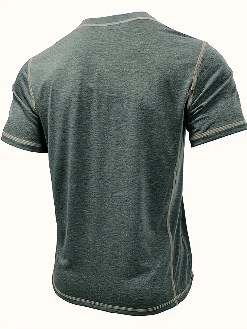 Orazio™ | Short Sleeve T-Shirt with Buttons