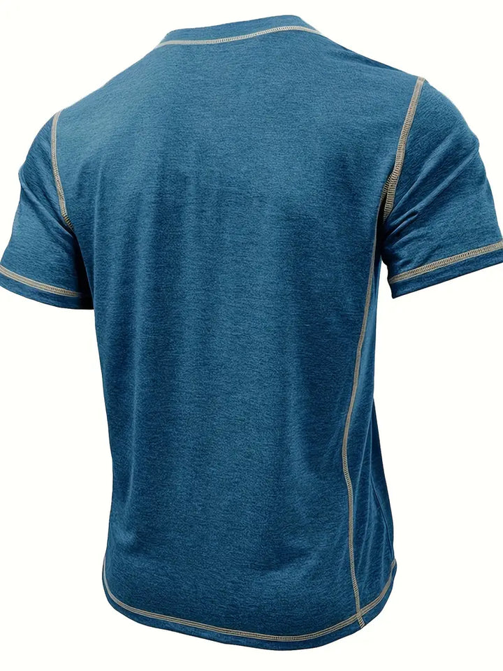 Orazio™ | Short Sleeve T-Shirt with Buttons