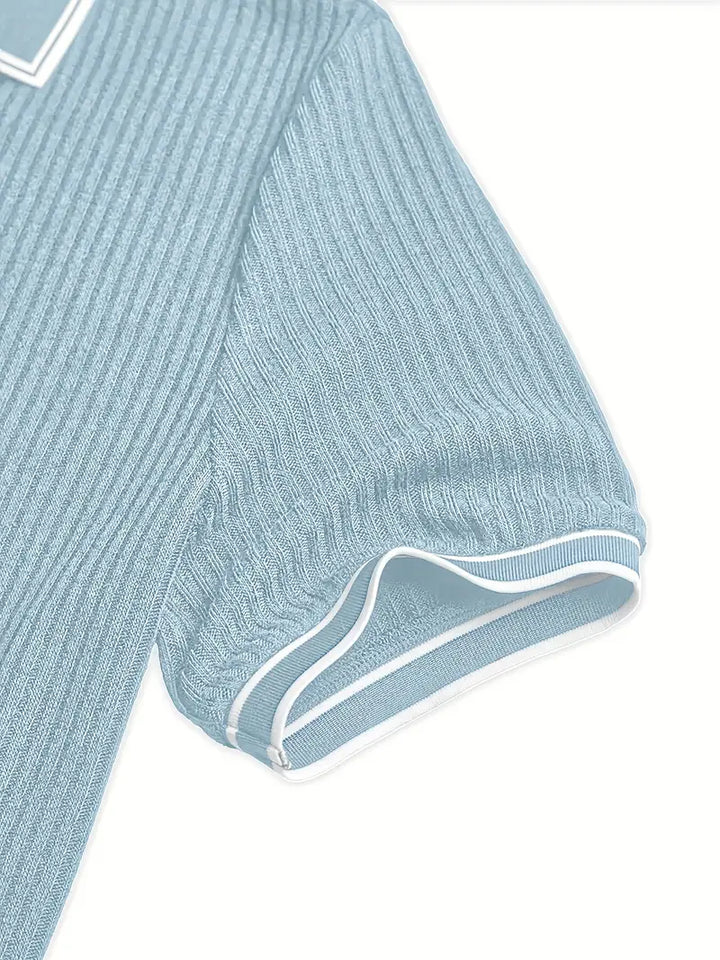 Orestis | Elegant Short Sleeve Polo Shirt