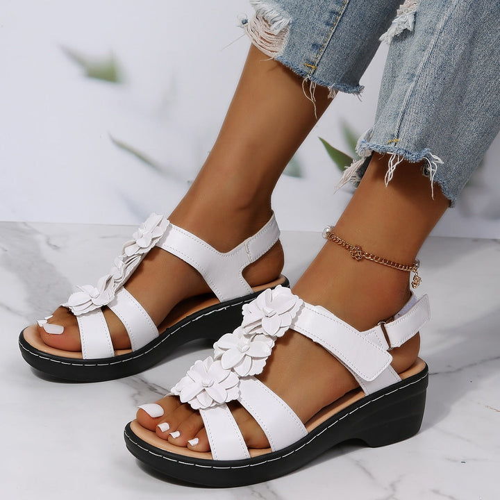 Chloe™| Bordeaux Orthopedic Sandals