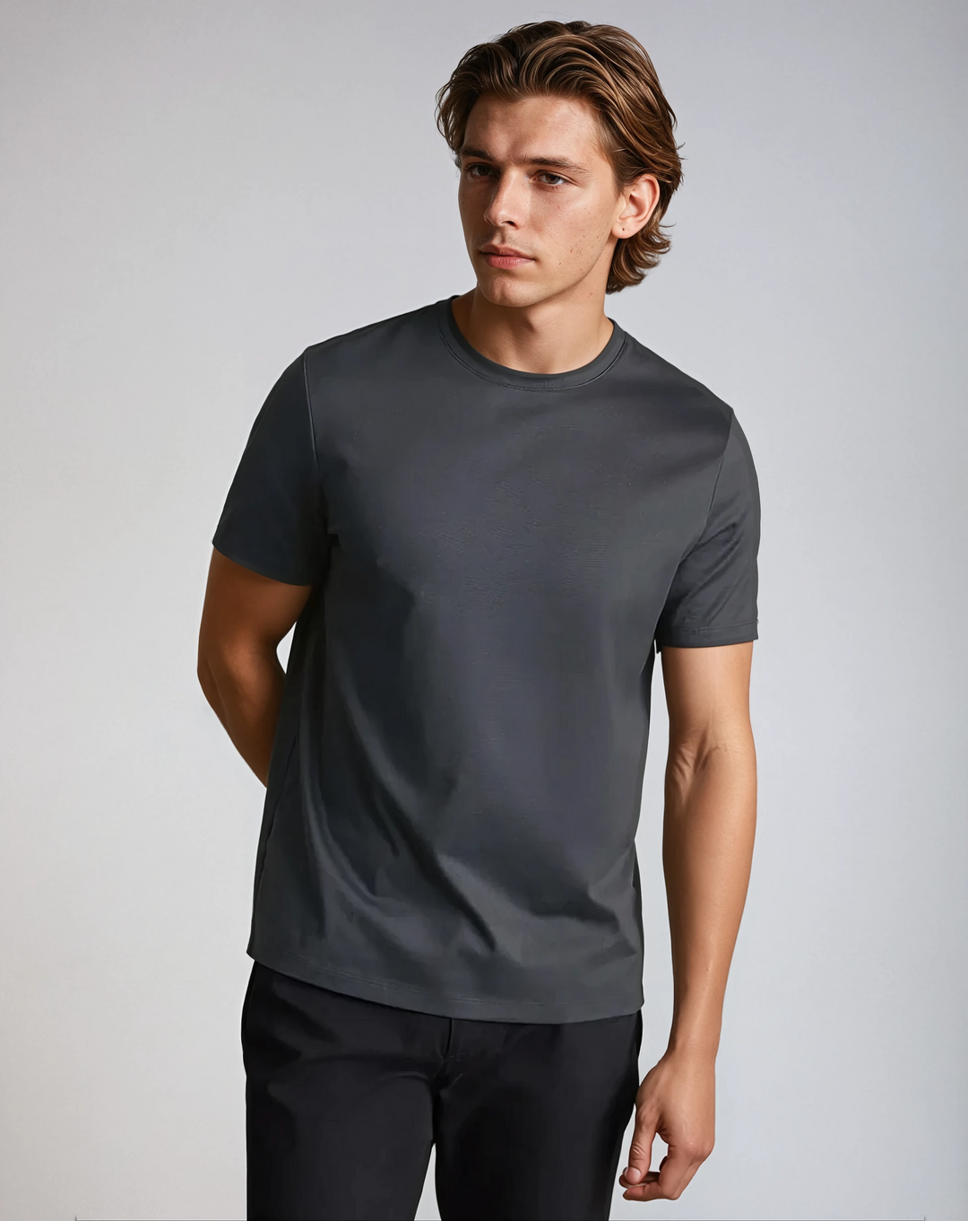 Signature Supima T-shirt – Deep Gray