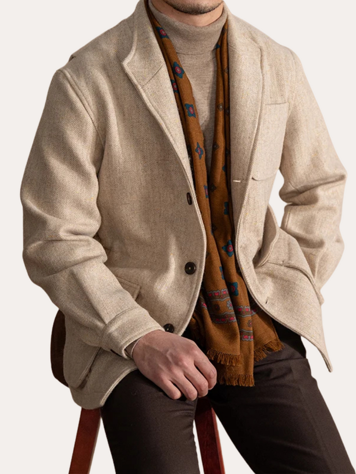 Wool Jacket Beige