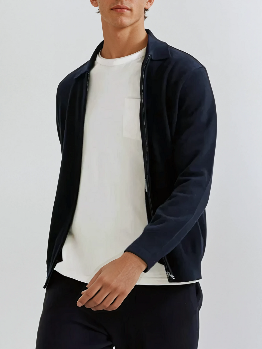 Cashmere Jacket Navy Blue