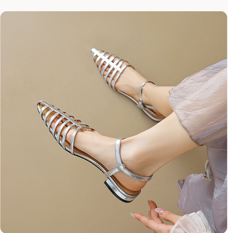 Chloe™| Kiara Elegant Flat Sandals