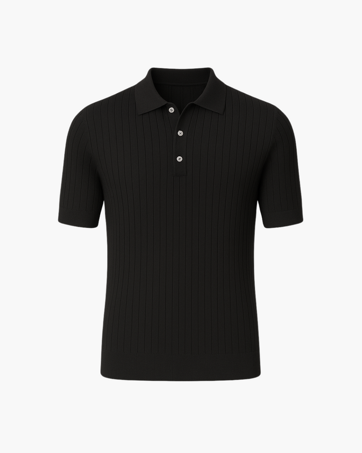 Donte™ | Short-Sleeved Knitted Polo Shirt