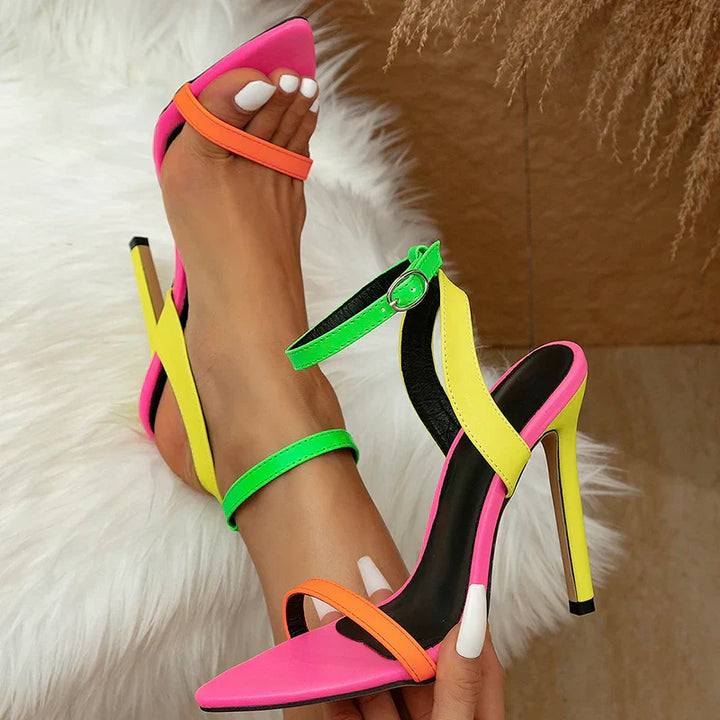 Chloe™| Neon Stiletto Heels