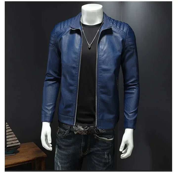 Filipe™ Structure – Leather Jacket with Defined Collar and Clean Lines