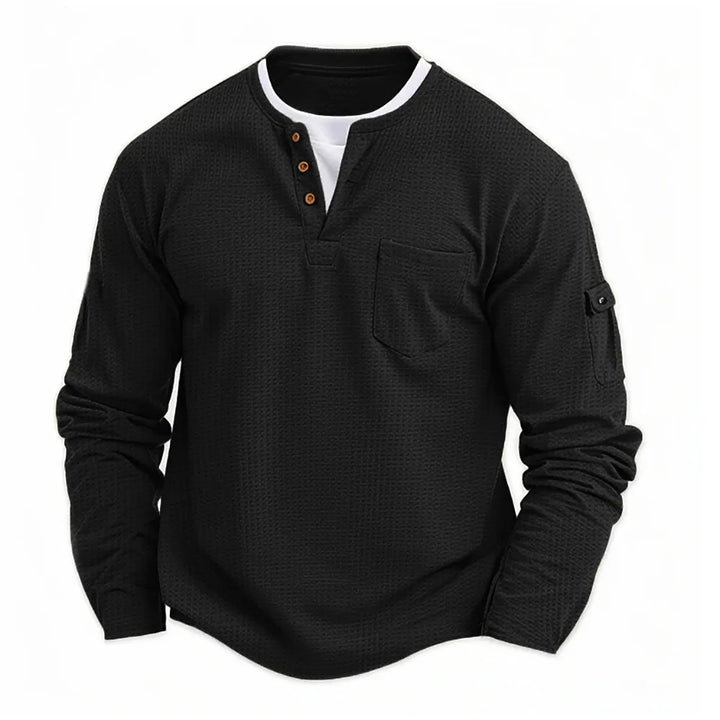 Jeremy™ | Stylish Men's Long Sleeve Shirt