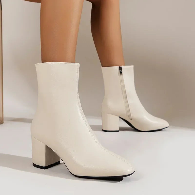 Chloe™| Liana Leather Ankle Boots