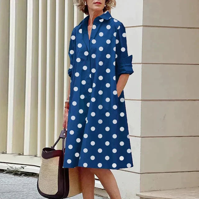 Isla | Vibrant Button-Up Shirt Dress
