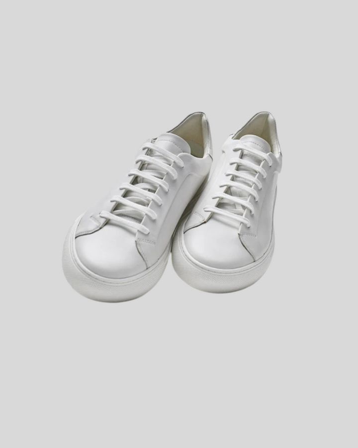 Leather Oxford Sneakers - White