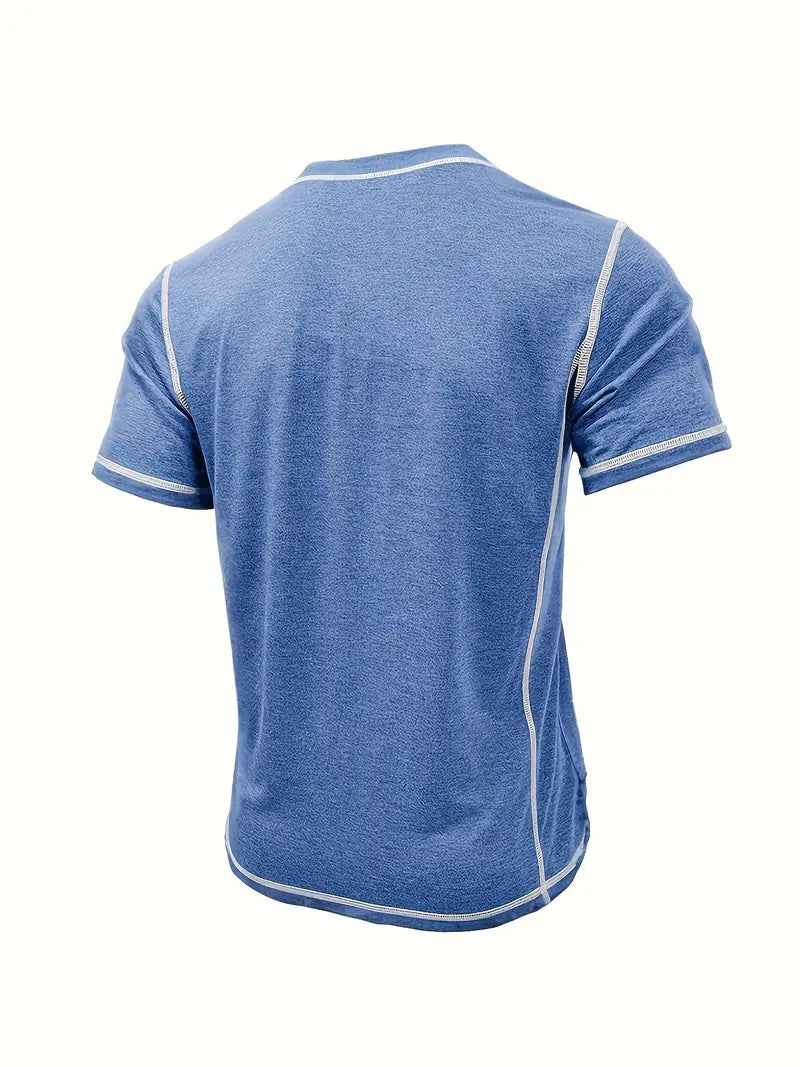 Orazio™ | Short Sleeve T-Shirt with Buttons