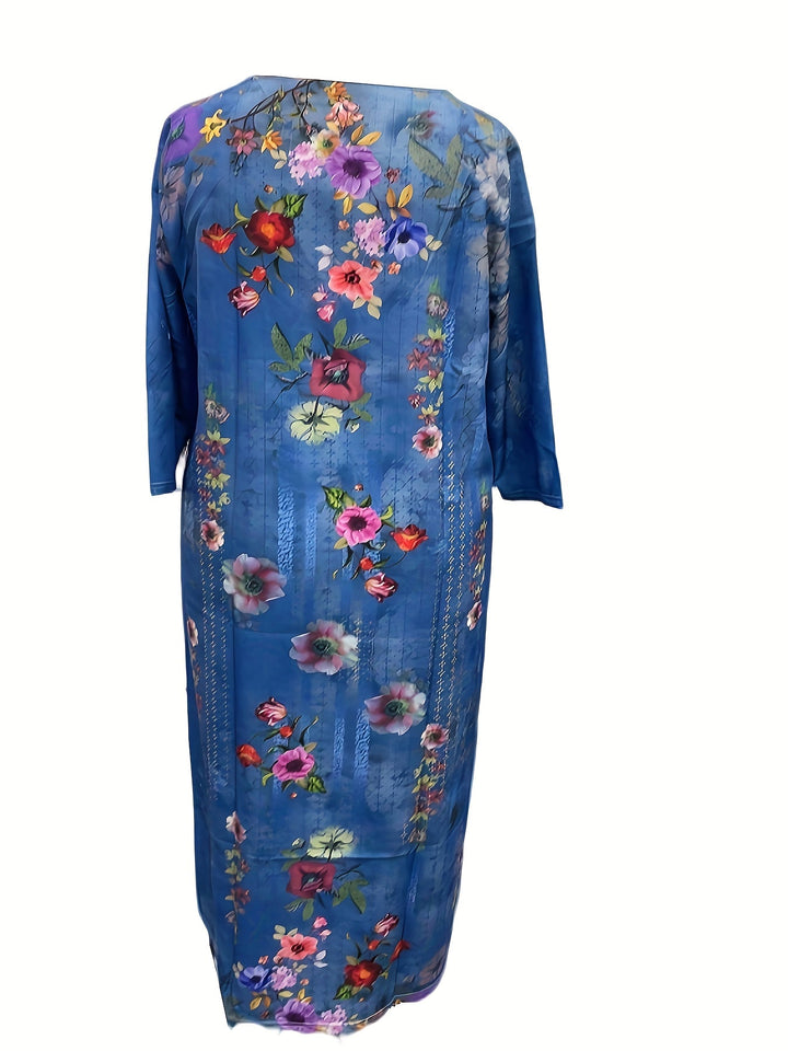 Layla | Coastal Bloom Relaxed Maxi Dress