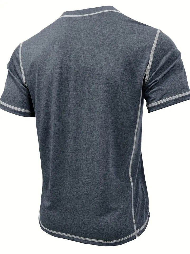 Orazio™ | Short Sleeve T-Shirt with Buttons