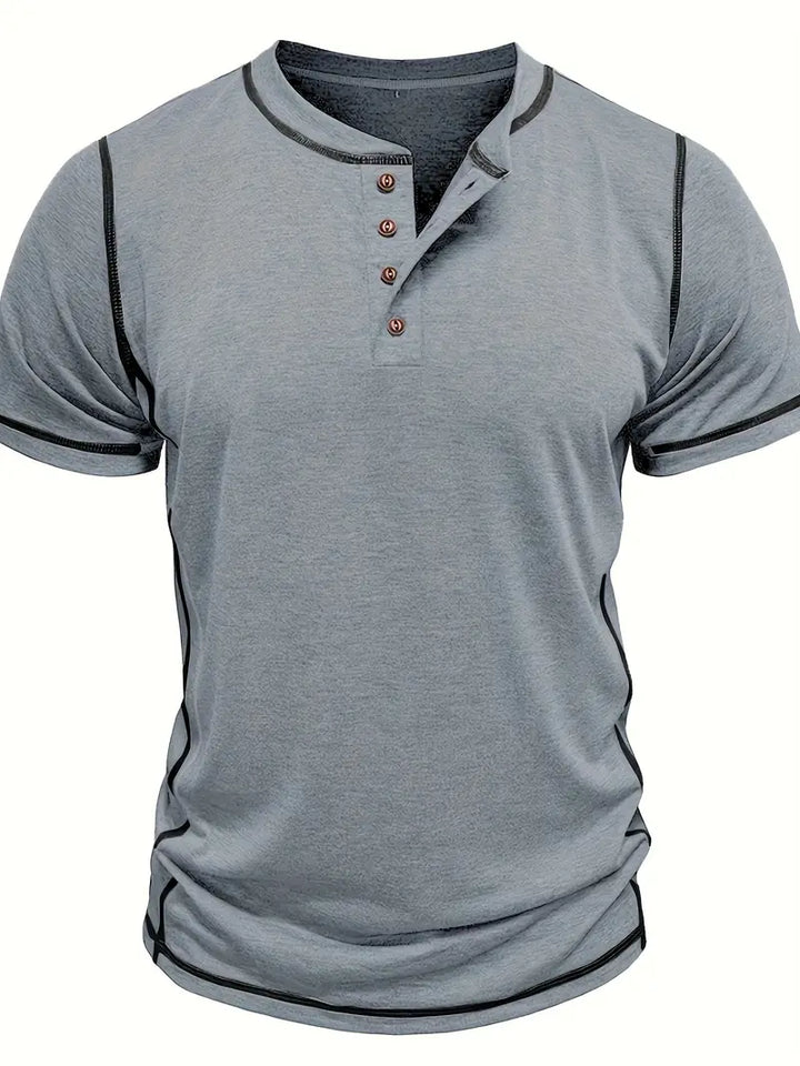 Orazio™ | Short Sleeve T-Shirt with Buttons