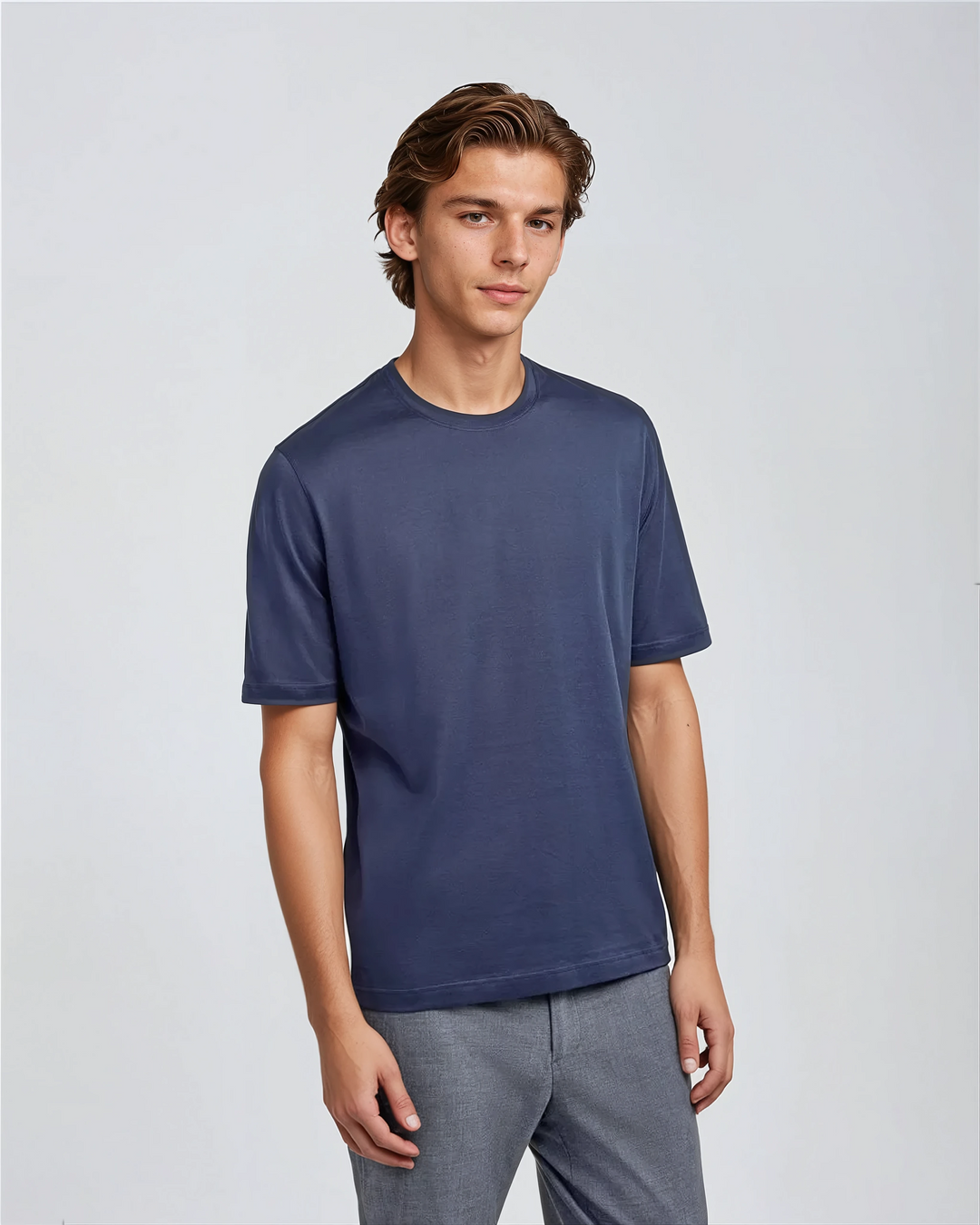 Signature Supima T-shirt – Intense Blue
