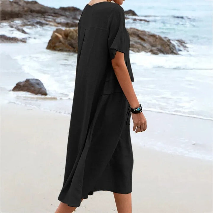 Ellie | Breezy Pocketed Beach Dress