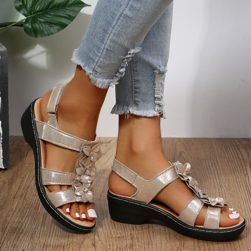 Chloe™| Bordeaux Orthopedic Sandals