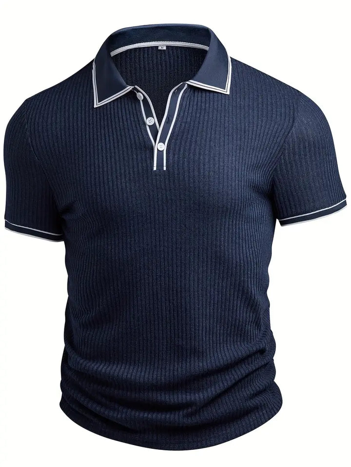 Orestis | Elegant Short Sleeve Polo Shirt